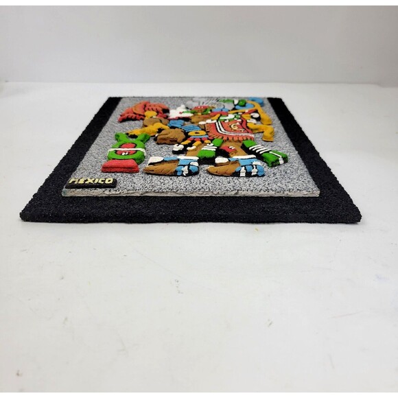 Aztec God of Wind Mythological God Ehecatl Volcanic Stone 3D Wall Art Mexico - Picture 10 of 13